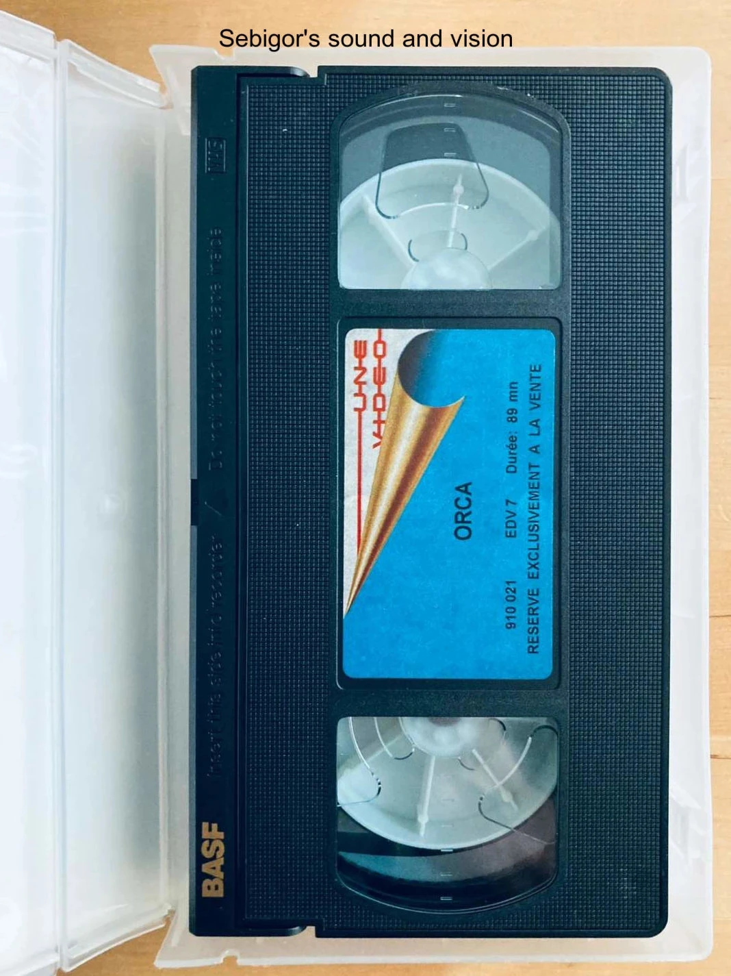 Cassete VHS Orca. – photo 2